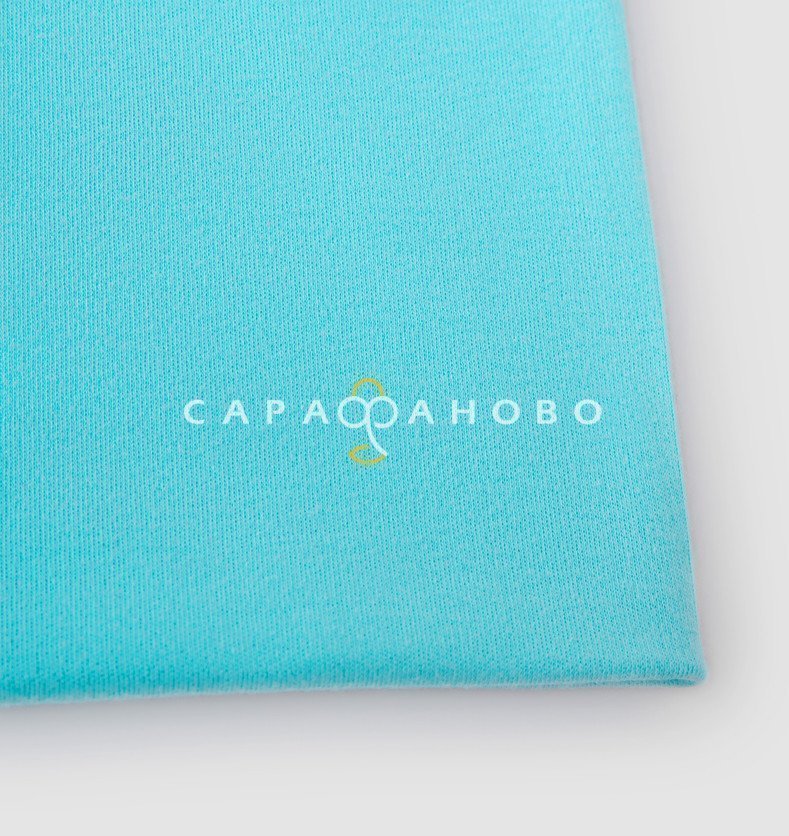 Ткань Рибана 30/1 Кардное Однотон минт, фото 1
