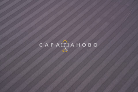 Ткань Страйп-Сатин 240 см рис. 39001 Графит (полоса 1х1)