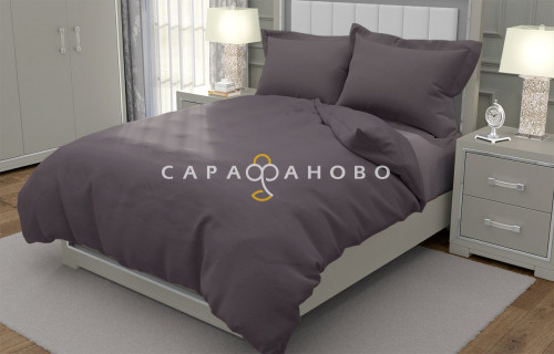 Ткань Сатин 220 см рис. 39001 Графит