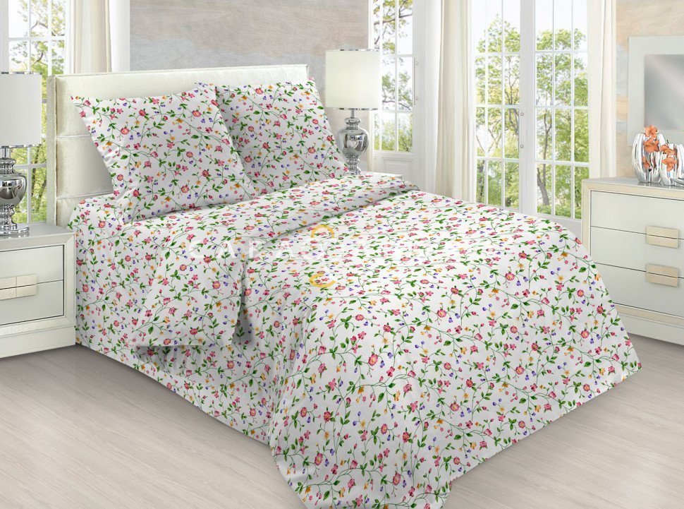 Бязь набивная 150 см 100 гр. рис 401, фото 1