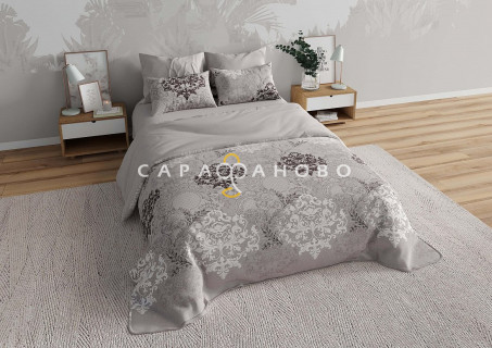 Ткань Перкаль 220 см рис. Кружево 2 (компаньон)