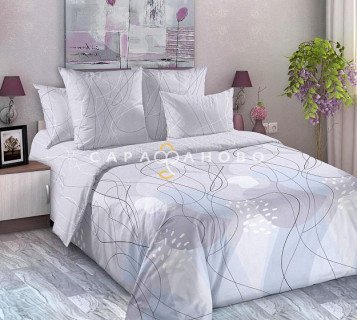 Ткань Сатин 220 см рис. 660882 Абстракция 2 (основа)