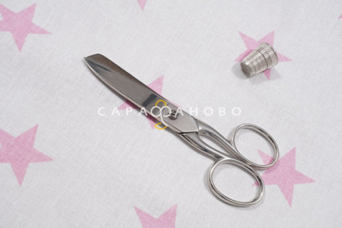 Ткань Бязь 150 см. звезды крупные розовый рис. 8130/32