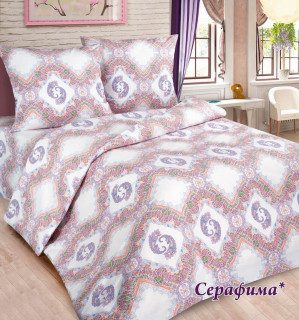 Ткань бязь 220 см компаньон к "Серафима"рис 5895 вид 1