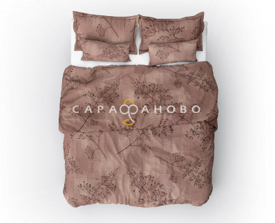 Ткань Бязь 150 см 120 гр рис. 295в1/1 Ботаника