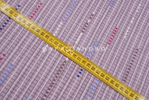 Ткань Бязь 220 см "Колорит сливовый" рис 11642-4