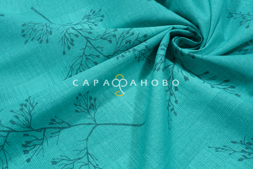 Ткань Бязь 150 см 120 гр рис. 295в3/2 Ботаника, фото 4