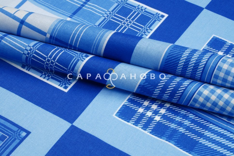 Ткань Ситец платочный 95 см рис 18648 вид 1 (На отрез), фото 2