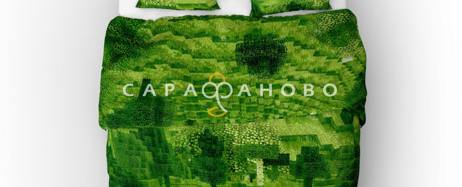Майнкрафт для постельного белья